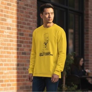 LS63 Alstyle Bart Simpson Cartoon Simpsons Shirt L